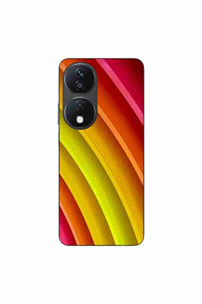 OEM Husa compatibila cu Honor X7b Silicon Gel Tpu Model Abstract Stripes