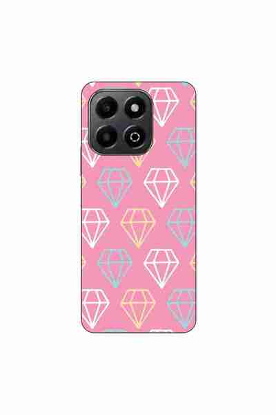 OEM Husa compatibila cu Honor X6b Silicon Gel Tpu Model Diamond Pattern Doodles
