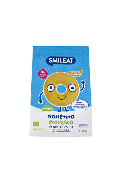 Smileat Biscuiti cerculete din grau spelta si mar, +10 luni, 220g