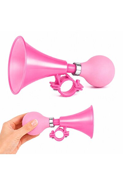 OEM Children's bicycle horn, handlebar mount, 14.5 cm, pink