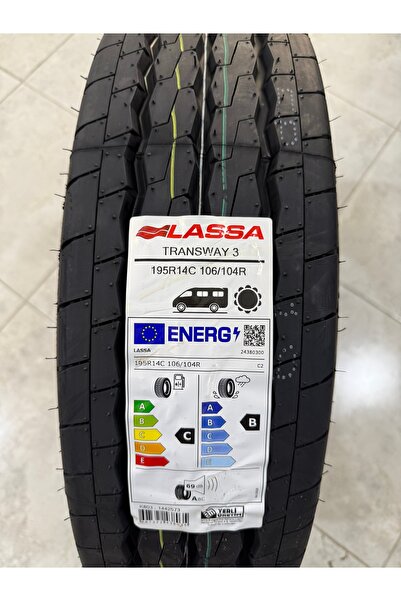 Lassa / 195R14C (TRANSWAY 3) 2025 YAZ LASTİĞİ (1 ADET FİYATIDIR. EN AZ 2 ADET...