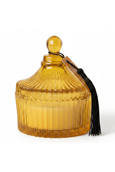 AKDC Home Fragrance Amber & Ginger Lily Luxury Aromatherapy Candle with Premi...