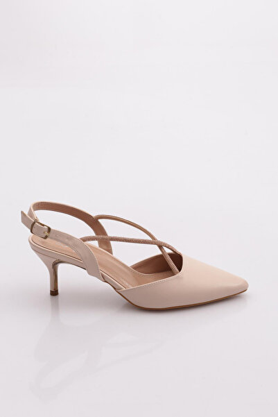 DGN Pm221-K709 Women's Low Heel Pointed Toe Heeled Shoes