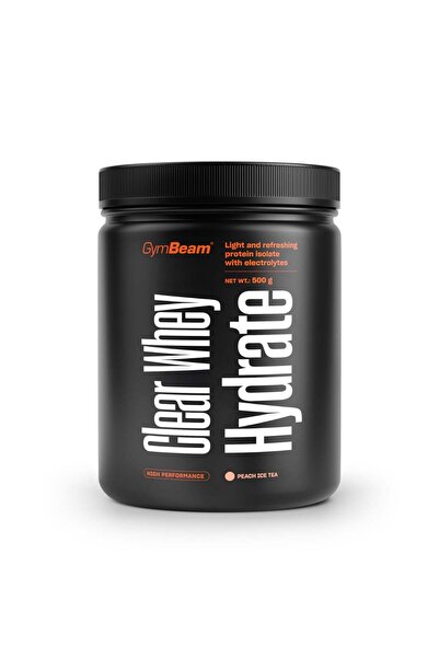 GymBeam Clear Whey Hydrate 500 g peach ice tea