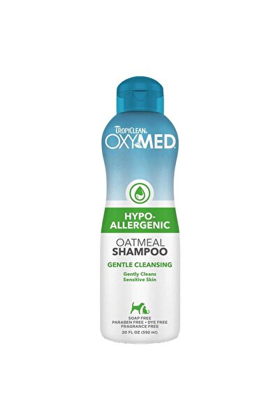 Tropiclean Oxymed Hypo Allergenic Σαμπουάν Σκύλου Γάτας Καταπραϋντικό 592ml