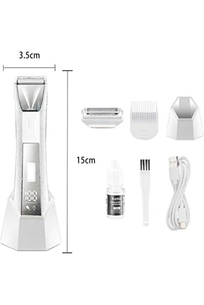 Generic Electric Hair Trimmer Professional 2-in-1 Body Groomer, IPX7 Waterpro...