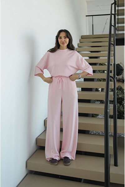 Havoş Pink Rush Oversize Blouse Pants Set