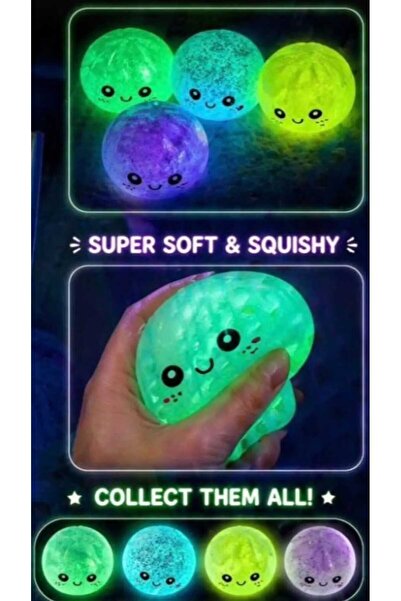 ADDA Squishy Dumpling Antistres care strălucește în întuneric