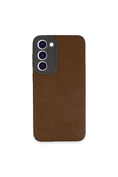OEM Samsung Galaxy S23 Plus Case Loop Leather Silicone - Brown
