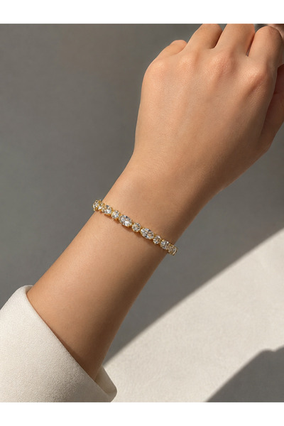 Crystal Shine Gold Bileklik