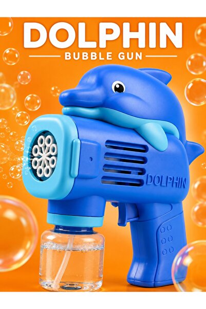 a v d a Dolphin Bubble Gun Işıklı Ve Pilli Otomatik Baloncuk Köpük Tabancası ...