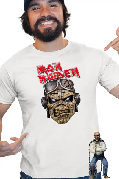 OEM Tricou Barbati Iron Maiden Biker Heavy Metal