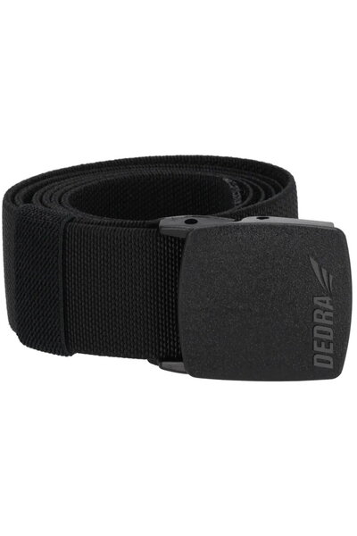 Generic Curea pentru pantaloni 120cm, elastic, cataramДѓ - fДѓrДѓ metal, negru