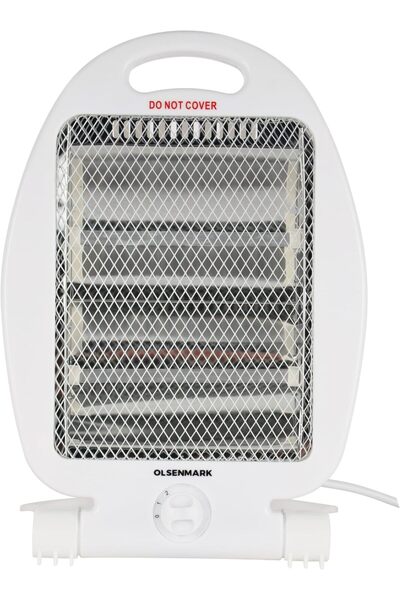 Olsenmark Quartz Heater – OMQH1636B | 2 Heating Power 400W/800W | Instant Hea...