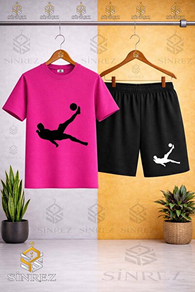 SİNREZ Tricou cu imprimeu ROVASATA ADAM SYH cu guler rotund - Set pantaloni s...