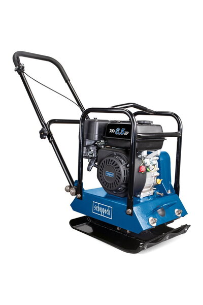 Scheppach Compactor plate 35x45cm, Gasoline, 6.5HP, 25m/min, Blue/Black