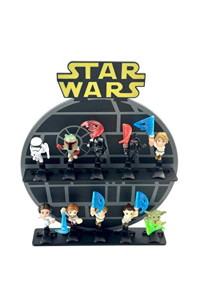 vixus Star Wars Kinder Surprise holder, capacity 10 figurines, death star sha...