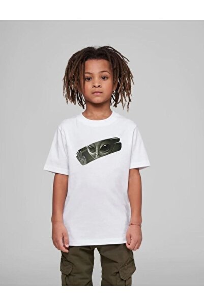 Mariposa Secret Kids Unisex Printed T-Shirt - White