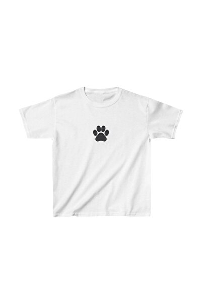 Mariposa Secret Unisex Kids Printed T-Shirt - White