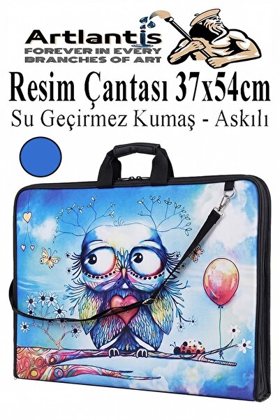 Artlantis Resim Çantası Desenli Kumaş 37x54 cm 1 Adet Teknik Resim Dosya Çant...