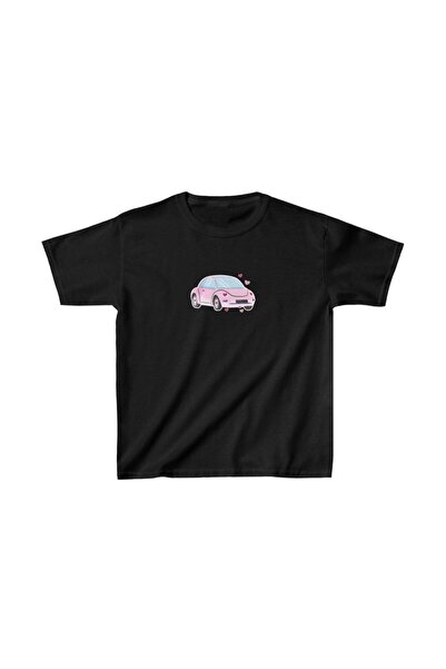 Mariposa Secret Unisex Kids Printed T-Shirt - Black