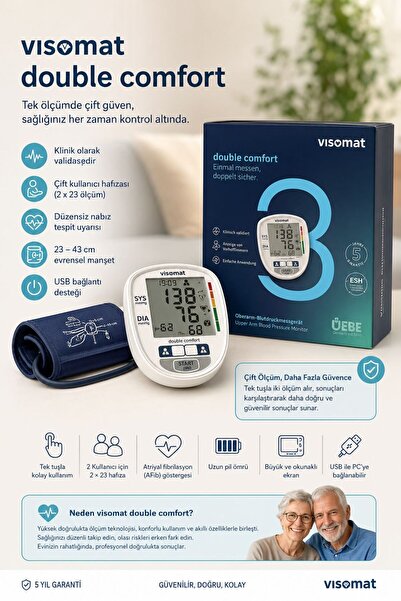 Beris Medikal VISOMAT DOUBLE COMFORT TANSİYON ALETİ