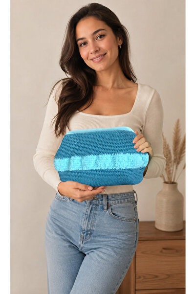 El Örgüsü Burslu Clutch Çan