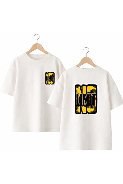 playwear تي شيرت بدون حدود للرجال مطبوع من الخلف والصدر، مصنوع من القطن بنسبة...
