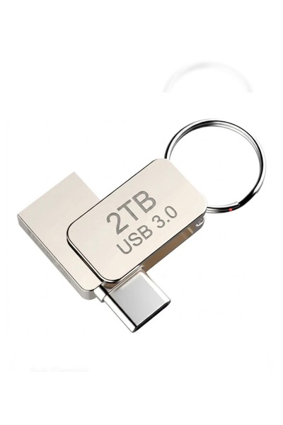 Generic USB Flash Drive 2TB Dual Connector Type-C & Type-A High Speed OTG Pen...