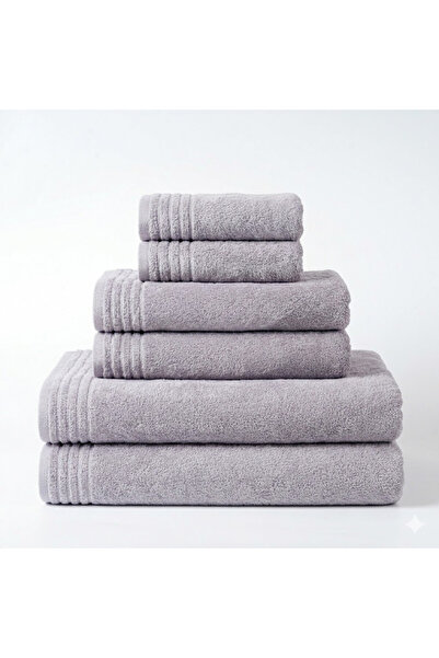 Donetella Pack Of 6 Towel Set – 330 GSM Microfiber, Soft, Absorbent & Quick D...