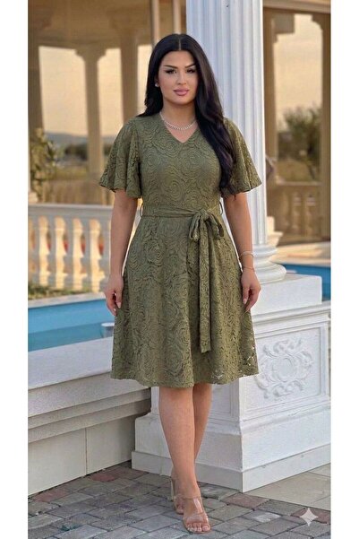CİXAPLE Rochie din dantelă evazată