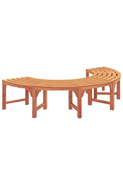 vidaxl Bancă cu arbori 4-Număr de locuri 210 x 80 x 45 cm