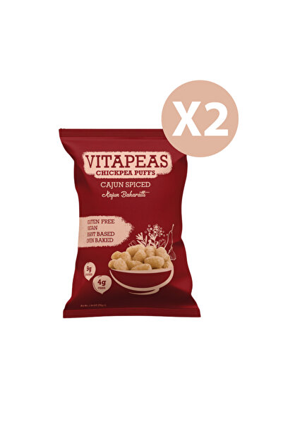 Vitapeas Snacks Vitapeas Kajun Spicy Chickpea Chips 55 g X2