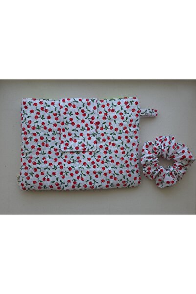 MATINA JUNE Kitap, tabletn kılıfı ve scrunchie saç tokası seti
