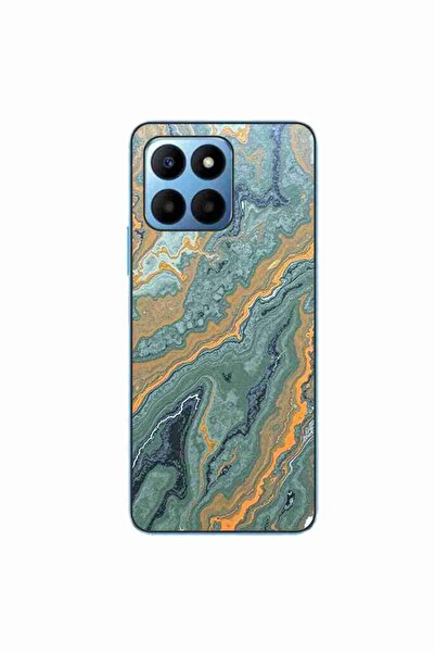 OEM Husa compatibila cu Honor 70 Lite Silicon Gel Tpu Model Forest Flame Marble