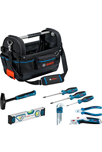 Bosch geantă de scule GWT 20 și set de scule de mână Profesional (negru, sist...