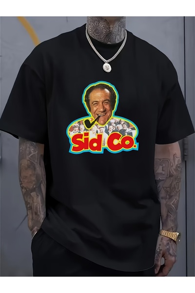 YIO YIO تي شيرت برسومات أفلام ريترو من سلسلة Sid James Co Carry On