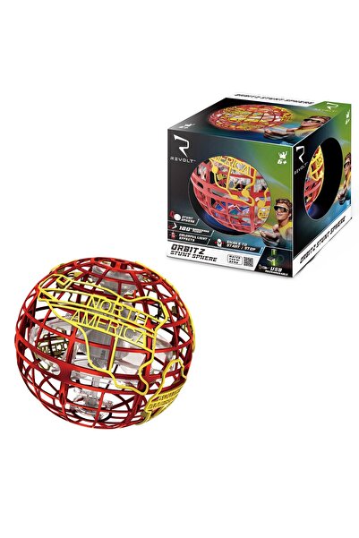 REVOLT Mini Drona, Revolt, Orbitz Stunt Sphere, Rosu