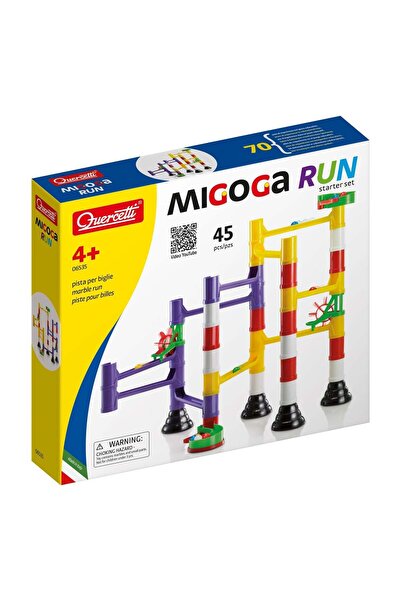 quercetti Set de constructie, Quercetti, Migoga Marble Run Basic, 45 piese