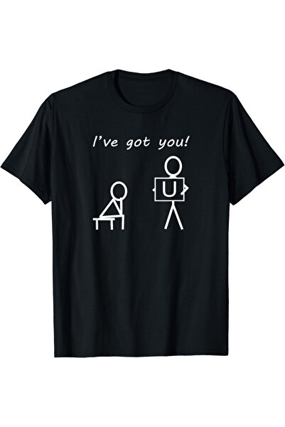 Soft Luxe I've got your back! The T-shirt features a humorous, simple line dr...