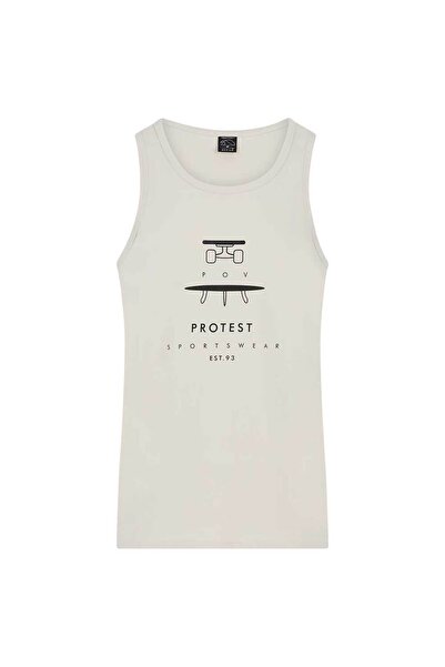 PROTEST Mens Sleeveless T-Shirt PRTPacu Tank Top S