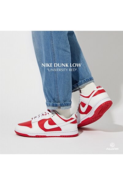 Nike Dunk Low Retro "University Red" Spor Ayakkabı DD13-ERN-91-600 ( SPORTİKS )