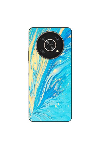 OEM Husa compatibila cu Honor X30 Silicon Gel Tpu Model Aqua Bloom