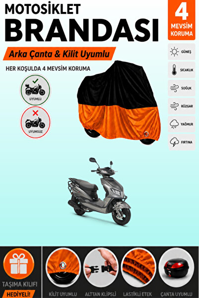 Cemku Double Black Top - Orange Bottom, Rear Bag Compatible Rks Rosewood 50 M...