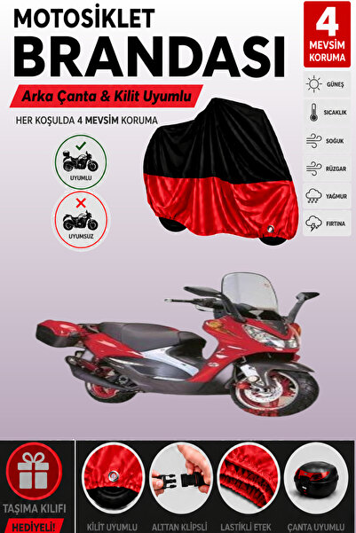 Cemku Double Black Top - Red Bottom, Rear Bag Compatible Steel Engine Martian...