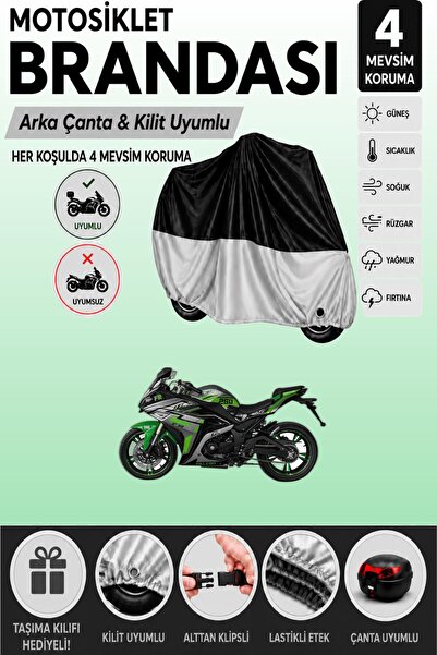 Cemku Double Black Top - Gray Bottom, Rear Bag Compatible Falcon Fr-250 Motor...