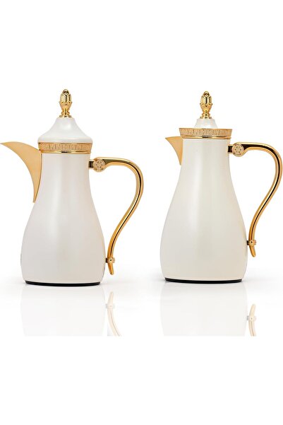 ALSAIF Royal 2- Pieces Coffee and Tea Vacuum Flask, leak-proof and keeps drin...