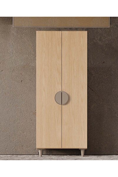 miracool Ladin 2 Kapaklı Gardırop / Çok Amaçlı Dolap / Komple MDF