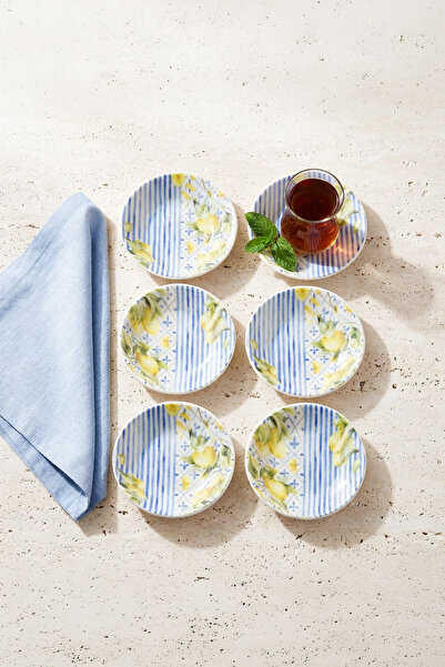 Fecra Limonte 6 Piece Tea Cup Saucer