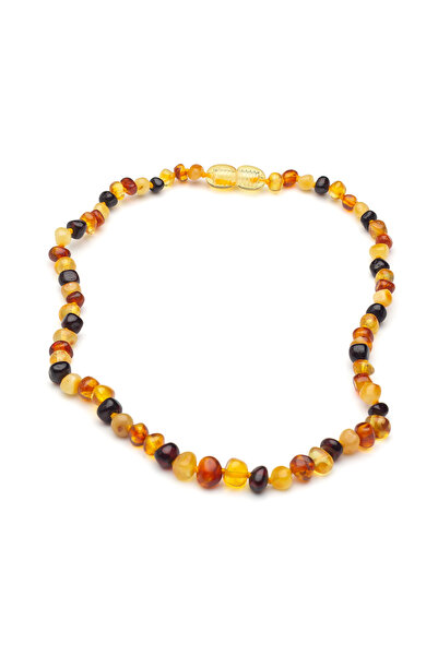 OTTOTESBİH Certified Baltic Genuine Drop Amber Baby Teeth Necklace Amber Neck...